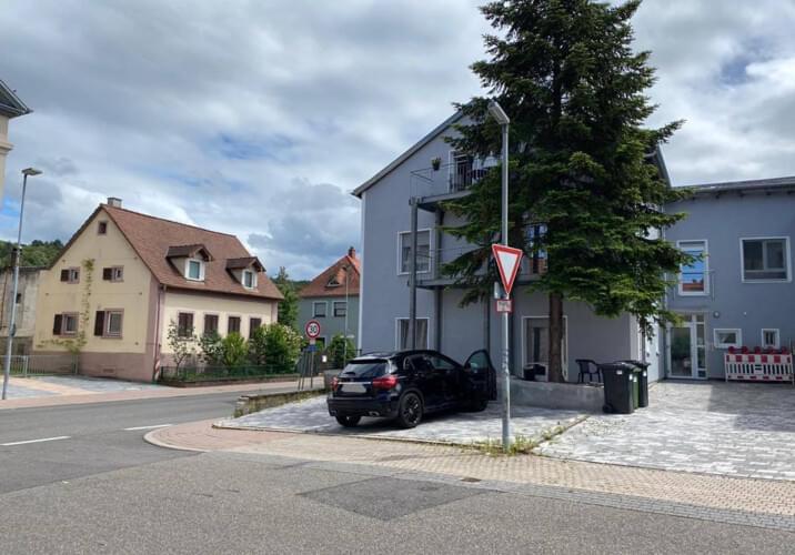 Pension von außen